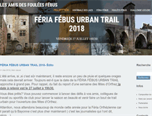 Tablet Screenshot of foulees-febus.com